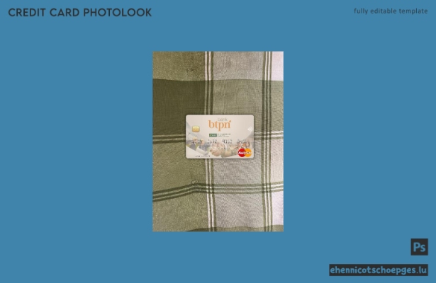 Beispielvorschau für den Photolook der Indonesia Bank BTPN Mastercard